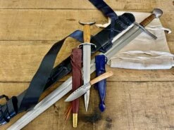 12thC Single Handed Sword Bundle With FREE Sword Bag 9 12thC Single Handed Sword Bundle With FREE Sword Bag -Tod Cutler Shop 12thCswordbundle closeupofhero
