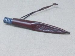 Early Medieval Ribbed Horn Eating Knife 12thC/14thC -Tod Cutler Shop 12th 14thC turned eating knife 1