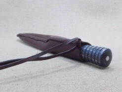 Early Medieval Ribbed Horn Eating Knife 12thC/14thC -Tod Cutler Shop 12th 14thC turned eating knife 2