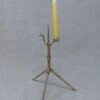 Folding Pricket Brass Candlestick 13th/15thC -Tod Cutler Shop 13th 15thC Folding pricket candlestick 3