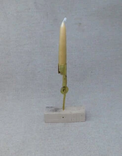 Folding Brass Candlestick: 13th To 16th Century -Tod Cutler Shop 13th 16thC Folding candlestick 4