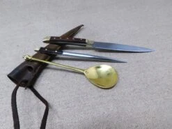 15thC Medieval 3 Piece Eating Set -Tod Cutler Shop 15C KPS eating set 2