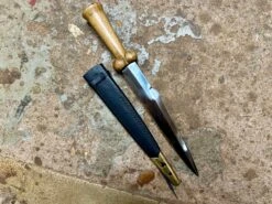 15thC Working/Fighting Bollock Dagger -Tod Cutler Shop 15thCWorking FightingBollockDagger black