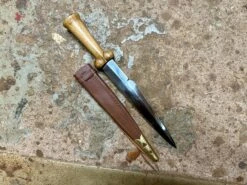 15thC Working/Fighting Bollock Dagger -Tod Cutler Shop 15thCWorking FightingBollockDagger brown