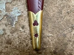 15thC Working/Fighting Bollock Dagger -Tod Cutler Shop 15thCWorking FightingBollockDagger closeupchape