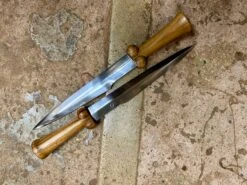 15thC Working/Fighting Bollock Dagger -Tod Cutler Shop 15thCWorking FightingBollockDagger2xknives