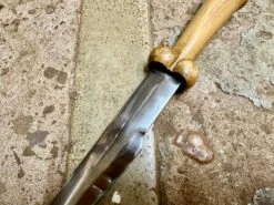 15thC Working/Fighting Bollock Dagger -Tod Cutler Shop 15thCWorking FightingBollockDaggercloseupofcutoutblade