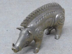 Bronze Boar 6th-8thC Helmet Crest - 6 Week Lead Time -Tod Cutler Shop 6th 8thC Bronze Boar 1