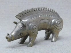 Bronze Boar 6th-8thC Helmet Crest - 6 Week Lead Time -Tod Cutler Shop 6th 8thC Bronze Boar 3