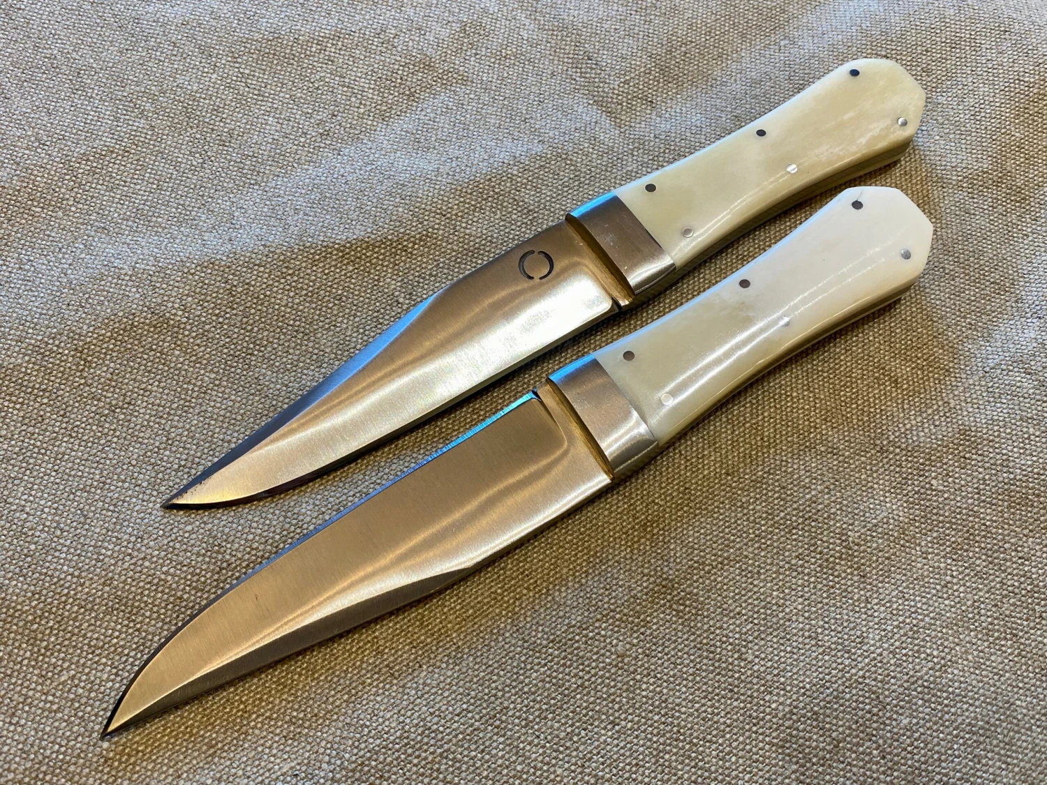 Bowie Knife With Coffin Shaped Bone Handle 9 Bowie Knife With Coffin Shaped Bone Handle - Image 7