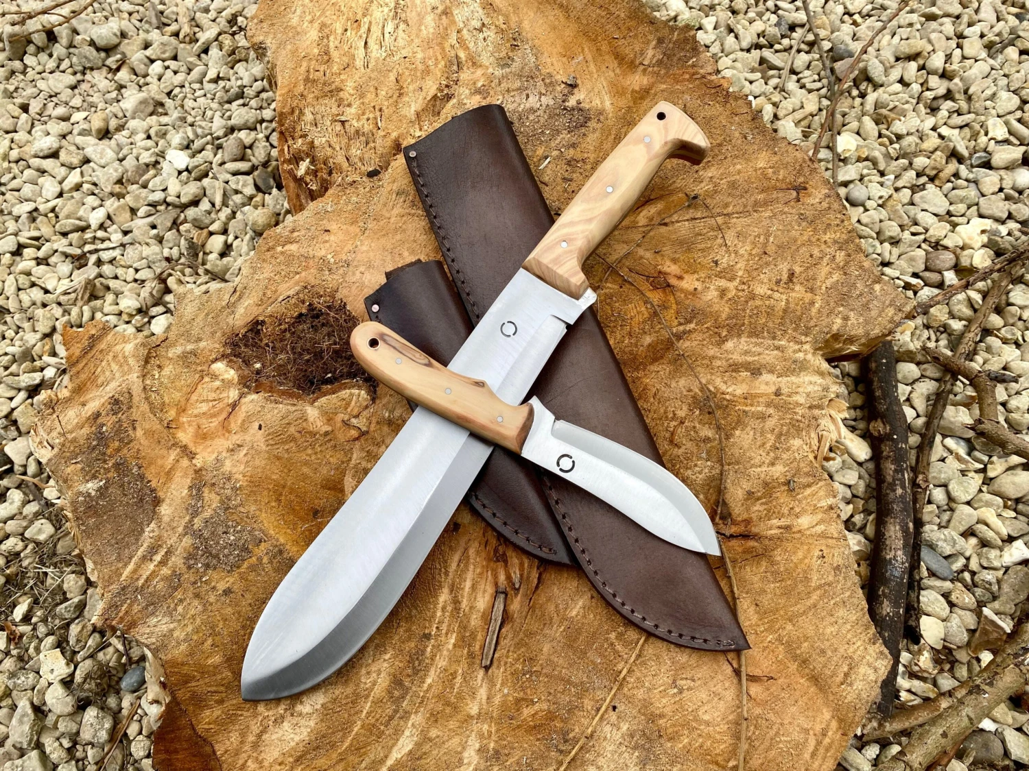 Skinning Knife And Camp Knife Bushcraft Bundle 3 Skinning Knife And Camp Knife Bushcraft Bundle