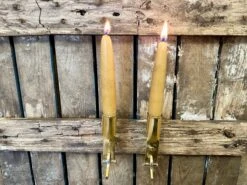 Bundle Of Two 13-16thC Folding Brass Candlesticks -Tod Cutler Shop FoldingBrassCandlestickHERO litinwood