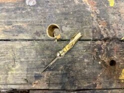 Folding Brass Candlestick: 13th To 16th Century -Tod Cutler Shop Foldingbrasscandlestickwithspike x2