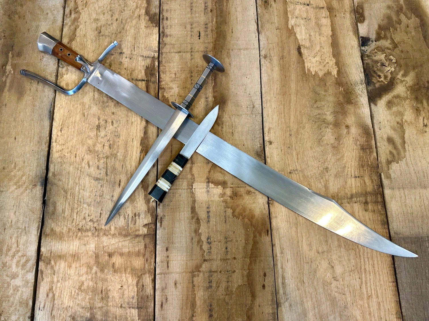 15th-16thC Grosses Messer Medieval Sword Bundle With FREE Sword Bag 4 15th-16thC Grosses Messer Medieval Sword Bundle With FREE Sword Bag - Image 2