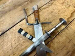 15th-16thC Grosses Messer Medieval Sword Bundle With FREE Sword Bag 20 15th-16thC Grosses Messer Medieval Sword Bundle With FREE Sword Bag -Tod Cutler Shop GrossesMesserswordbundlenosheatheszoomedinandcrossed