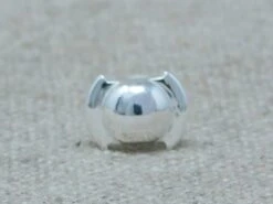 Helmet Stud 4 In Silver Plated Bronze -Tod Cutler Shop Helmet stud 4 3