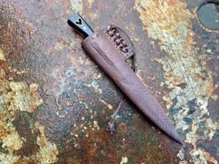 Heart Medieval Eating Knife In Horn 14-15th Century -Tod Cutler Shop IMG 1132