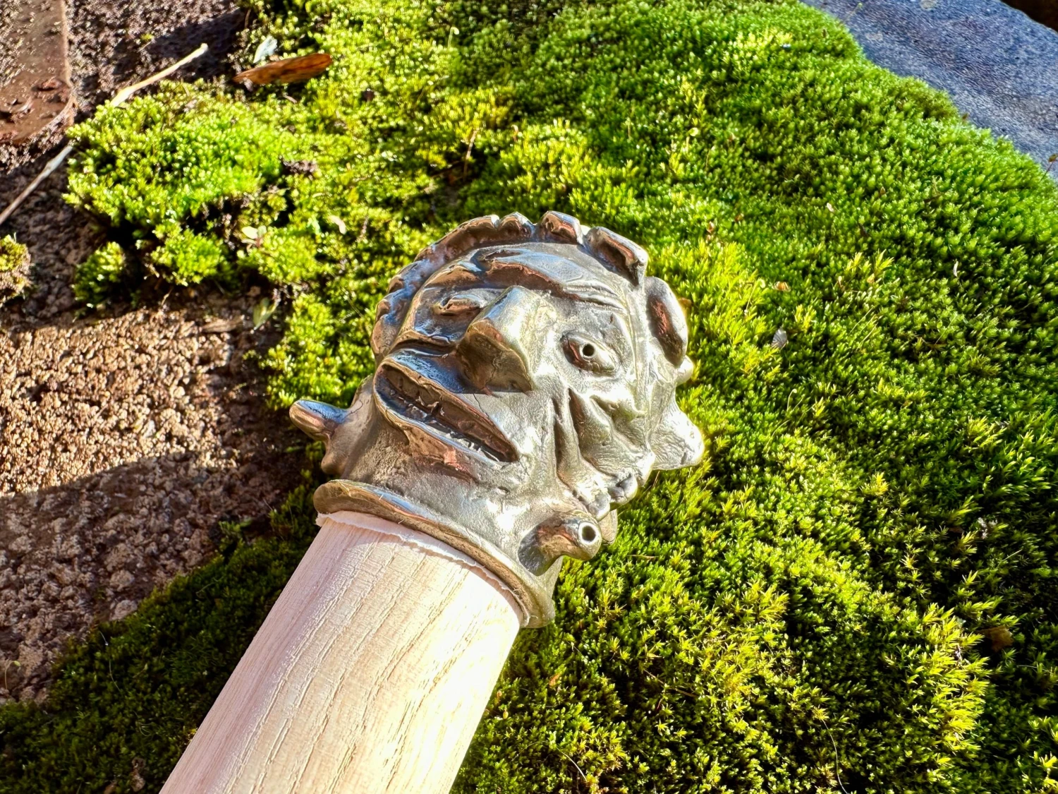 13-14thC Medieval Mace 6 - Northern European Grotesque 4 13-14thC Medieval Mace 6 - Northern European Grotesque - Image 2