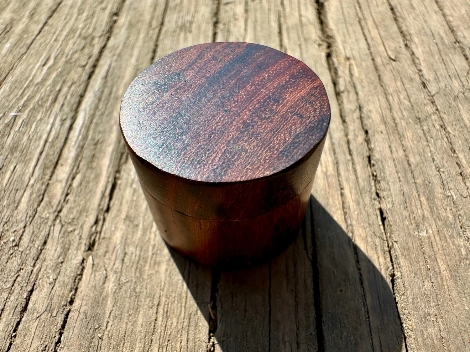 Wooden Box With Two Bone Dice 5 Wooden Box With Two Bone Dice - Image 4