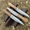 Bowie Knife With Coffin Shaped Walnut Handle 1 Bowie Knife With Coffin Shaped Walnut Handle -Tod Cutler Shop IMG 6105