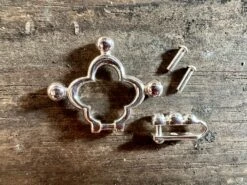 Purse Hanger 1 In Brass Or Silver Plated Brass ONE OFF RUN OF TWO