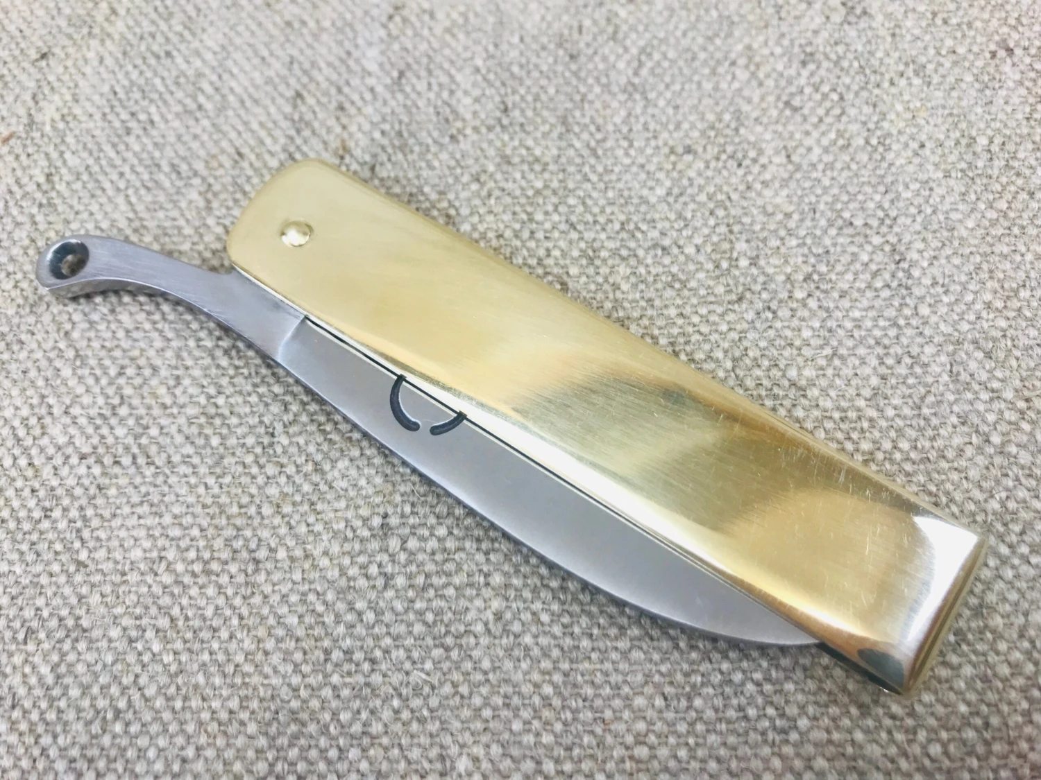 Medieval Brass Cased Folding Knife TCP65 5 Medieval Brass Cased Folding Knife TCP65 - Image 3