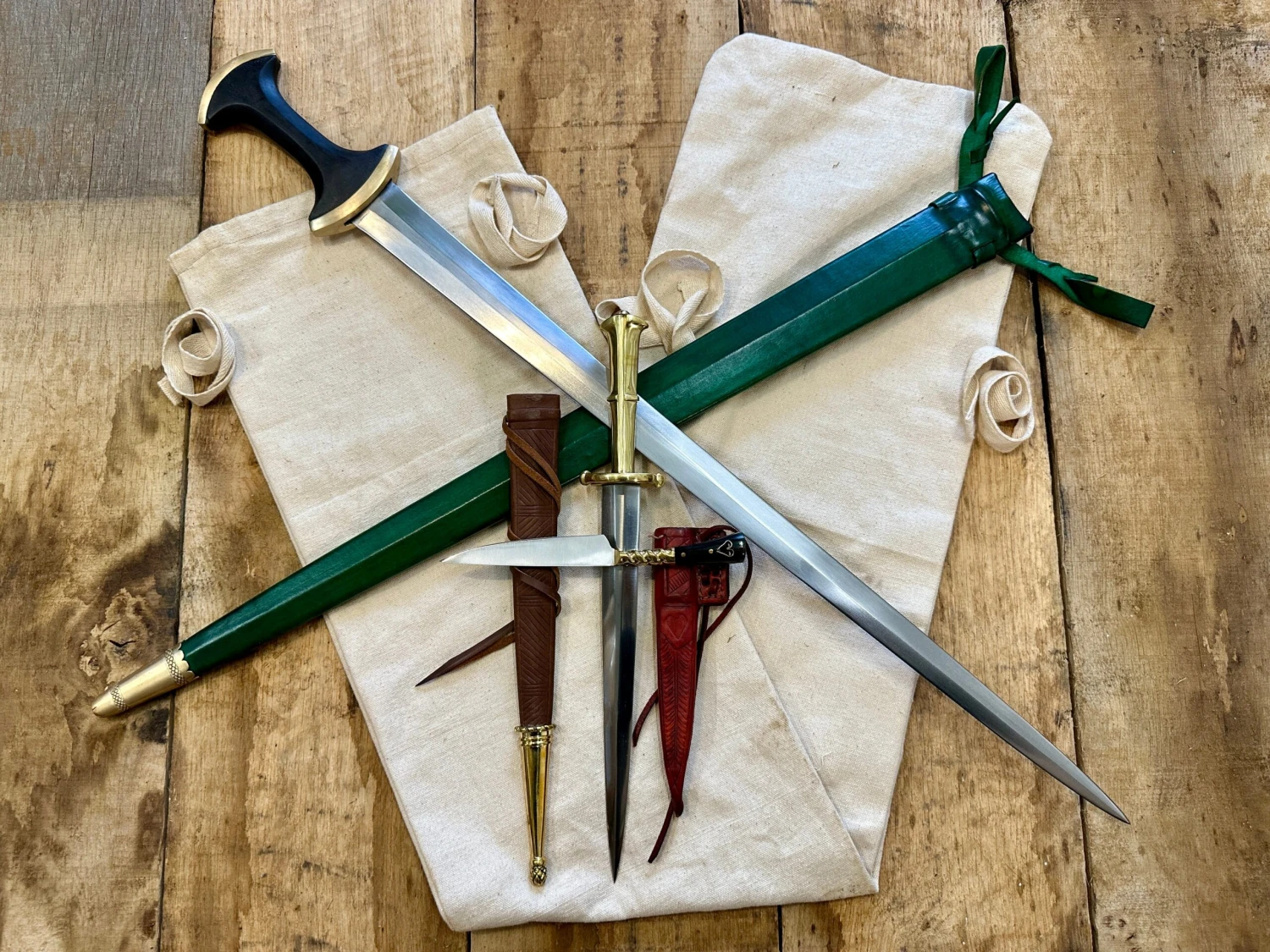 Degen Landsknecht Medieval Sword Bundle With FREE Sword Bag 3 Degen Landsknecht Medieval Sword Bundle With FREE Sword Bag