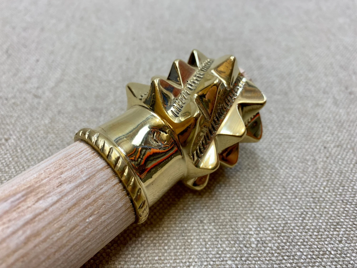 12th-14thC Byzantine Brass Mace 4 12th-14thC Byzantine Brass Mace - Image 2