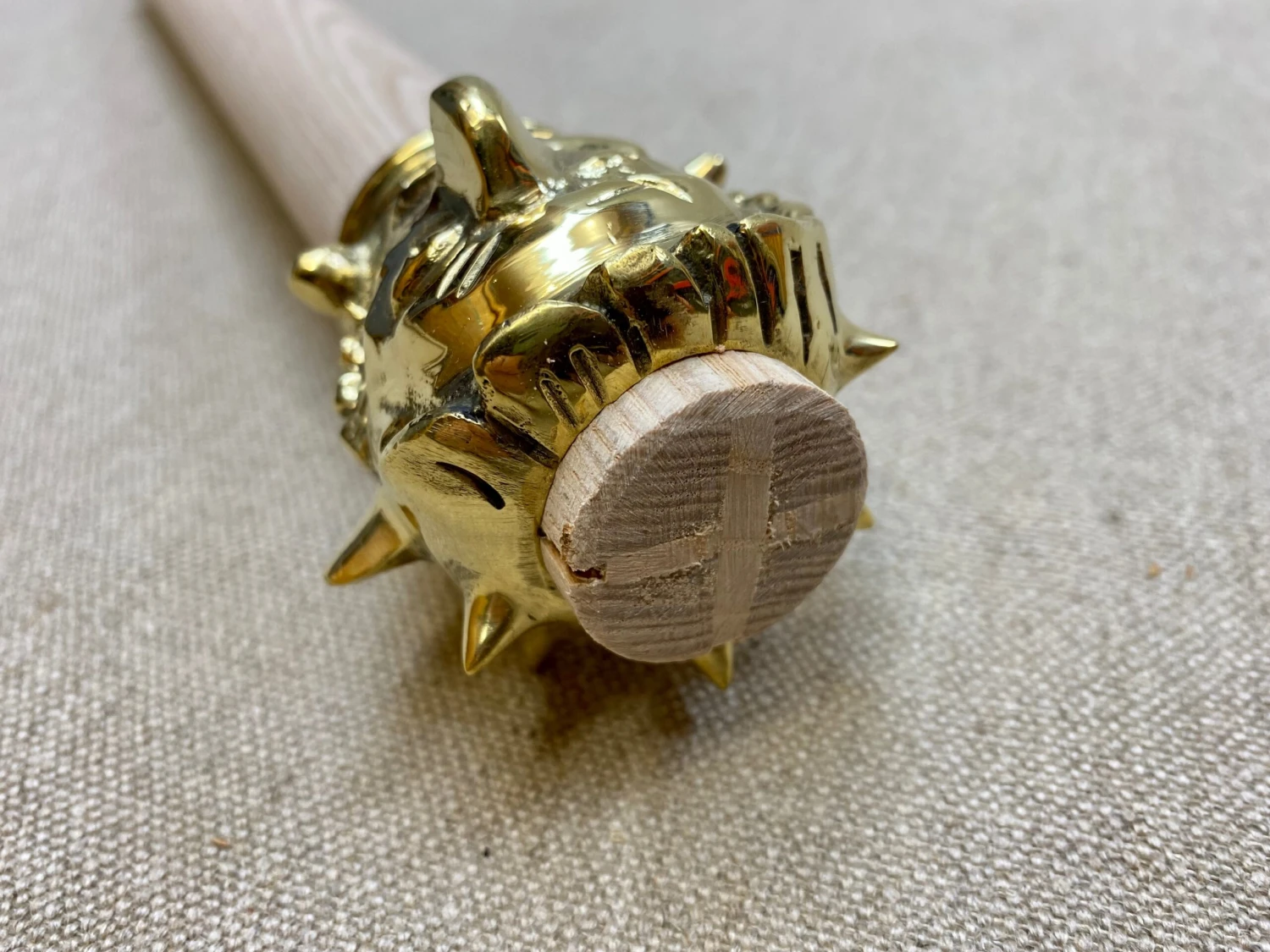 13-14thC Medieval Mace 6 - Northern European Grotesque 8 13-14thC Medieval Mace 6 - Northern European Grotesque - Image 6