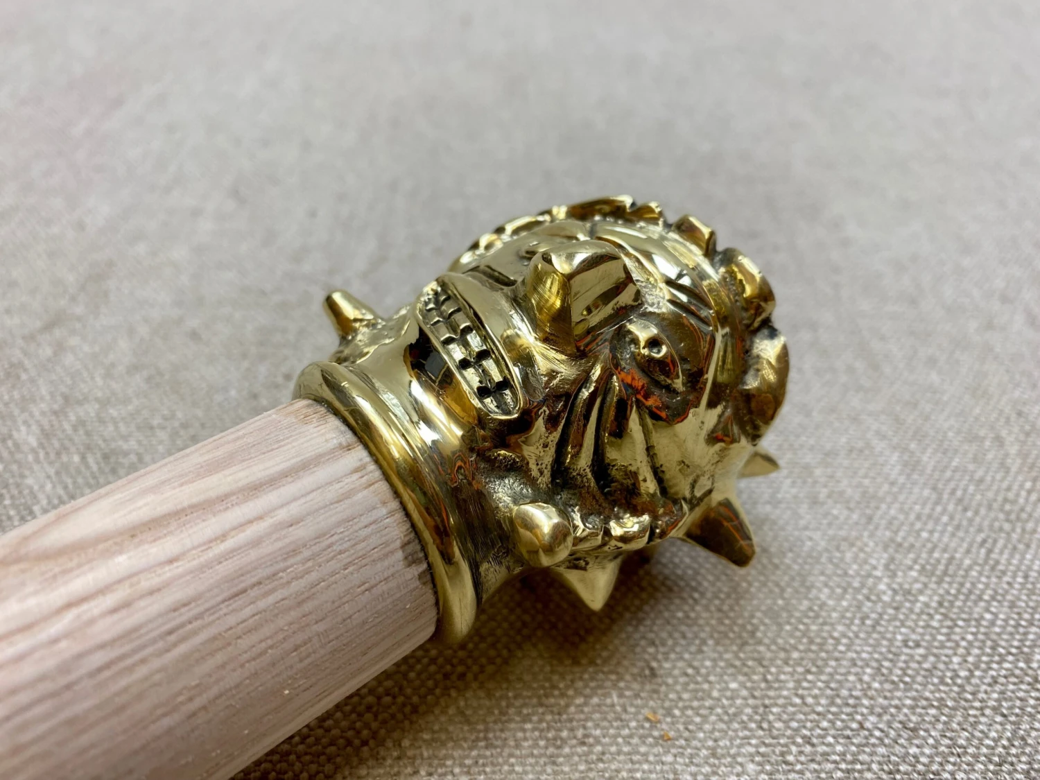 13-14thC Medieval Mace 6 - Northern European Grotesque 9 13-14thC Medieval Mace 6 - Northern European Grotesque - Image 7