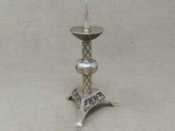 One Knop Limoges Candlestick - Please Allow 8 Weeks For Delivery