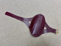 Medieval Oval Archery Bracer -Tod Cutler Shop Ovalbracerred