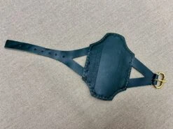 Medieval Leather Archery Bracer (rectangular) 15thC -Tod Cutler Shop Rectanglebracergreen