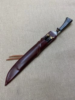 Bauernwehr With Byknives 14thC-16thC 23 Bauernwehr With Byknives 14thC-16thC -Tod Cutler Shop TC100BauernwehrwithbyknivesredWebsite