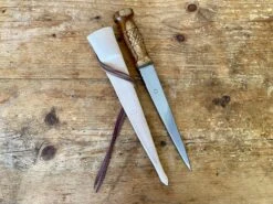 Whittle Tang Dagger -Tod Cutler Shop TC104Naturalanddagger