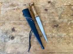 Whittle Tang Dagger -Tod Cutler Shop TC104blackanddagger