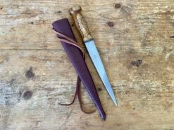 Whittle Tang Dagger -Tod Cutler Shop TC104redanddagger