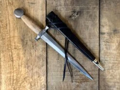 12th Century Quillon Dagger 26 12th Century Quillon Dagger -Tod Cutler Shop TC10612thCQuillon withblackscab