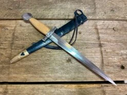 12th Century Quillon Dagger 31 12th Century Quillon Dagger -Tod Cutler Shop TC10612thCQuillon withbluescabbardMay25