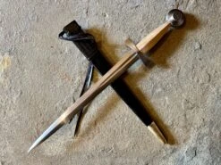 14th Century Long Quillon Dagger 23 14th Century Long Quillon Dagger -Tod Cutler Shop TC10714thCLongQuillonwithblackscab