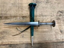 15th Century German Landsknecht Steel Rondel 27 15th Century German Landsknecht Steel Rondel -Tod Cutler Shop TC109GermanSteelRondel withagrnscab
