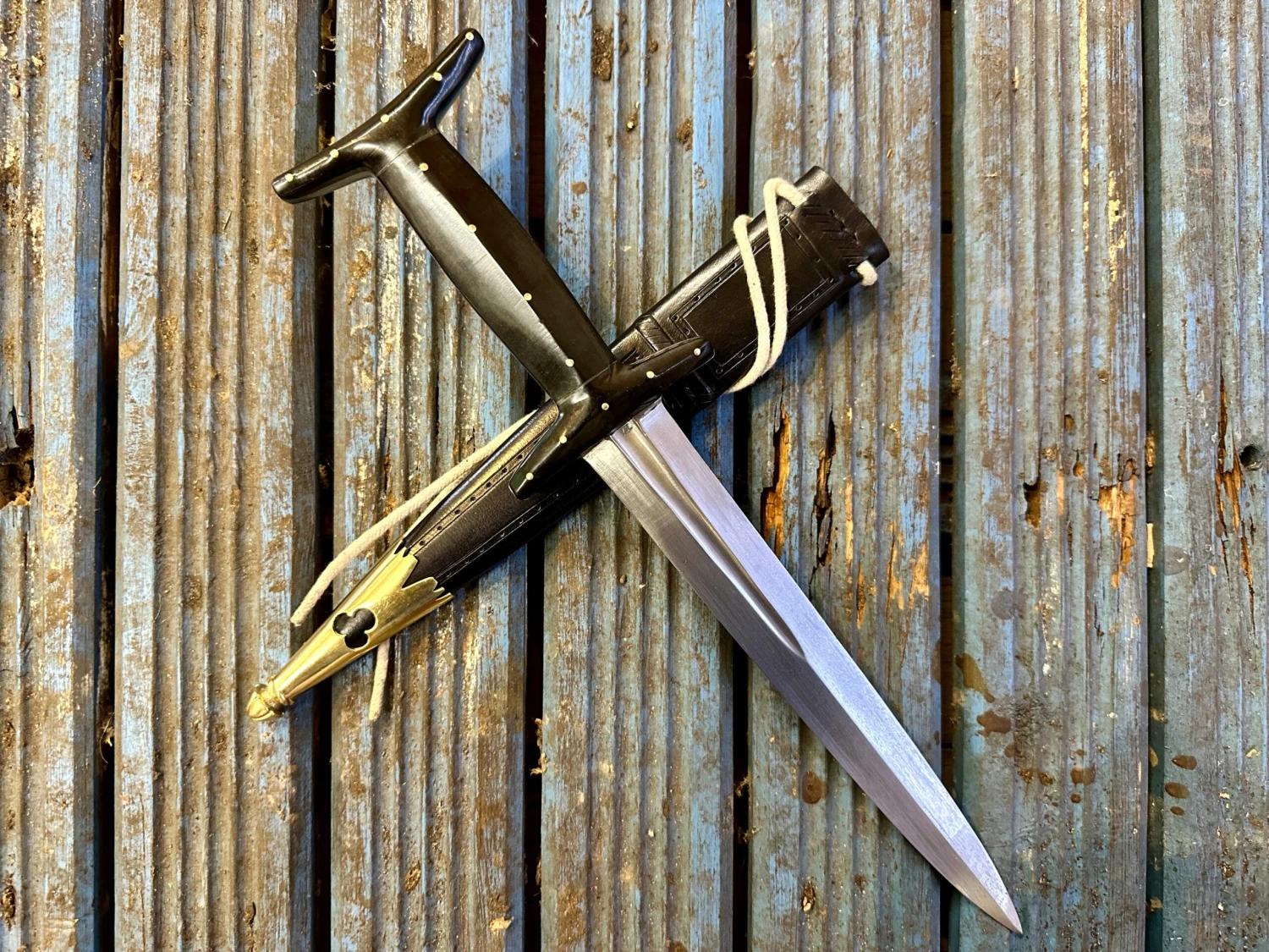 14th-15th Century Italian Horn Baselard 11 14th-15th Century Italian Horn Baselard - Image 9