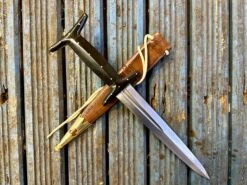 14th-15th Century Italian Horn Baselard 24 14th-15th Century Italian Horn Baselard -Tod Cutler Shop TC11314 15thCItalianHornBaselard withabrownscab