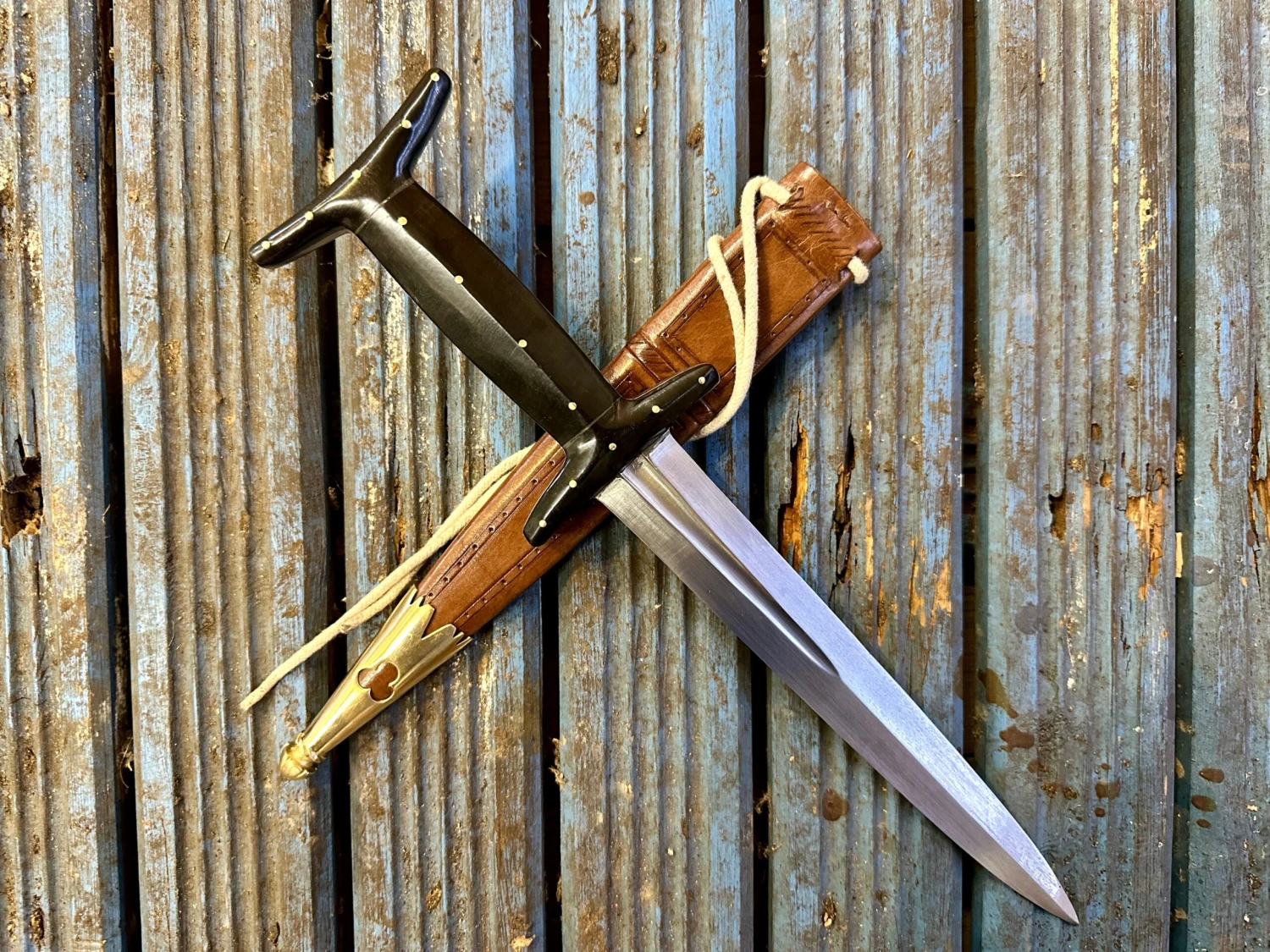 14th-15th Century Italian Horn Baselard 12 14th-15th Century Italian Horn Baselard - Image 10