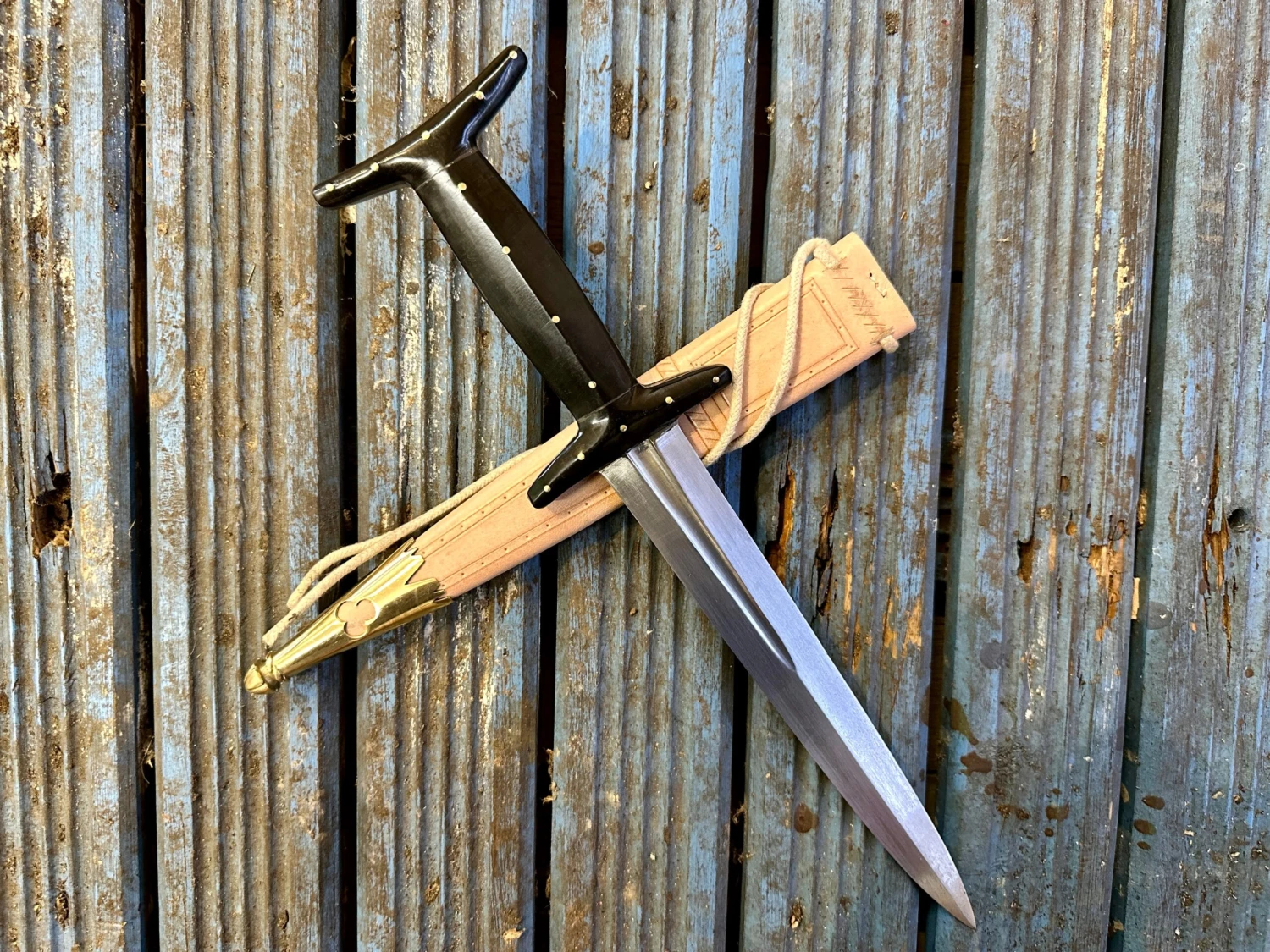 14th-15th Century Italian Horn Baselard 14 14th-15th Century Italian Horn Baselard - Image 12