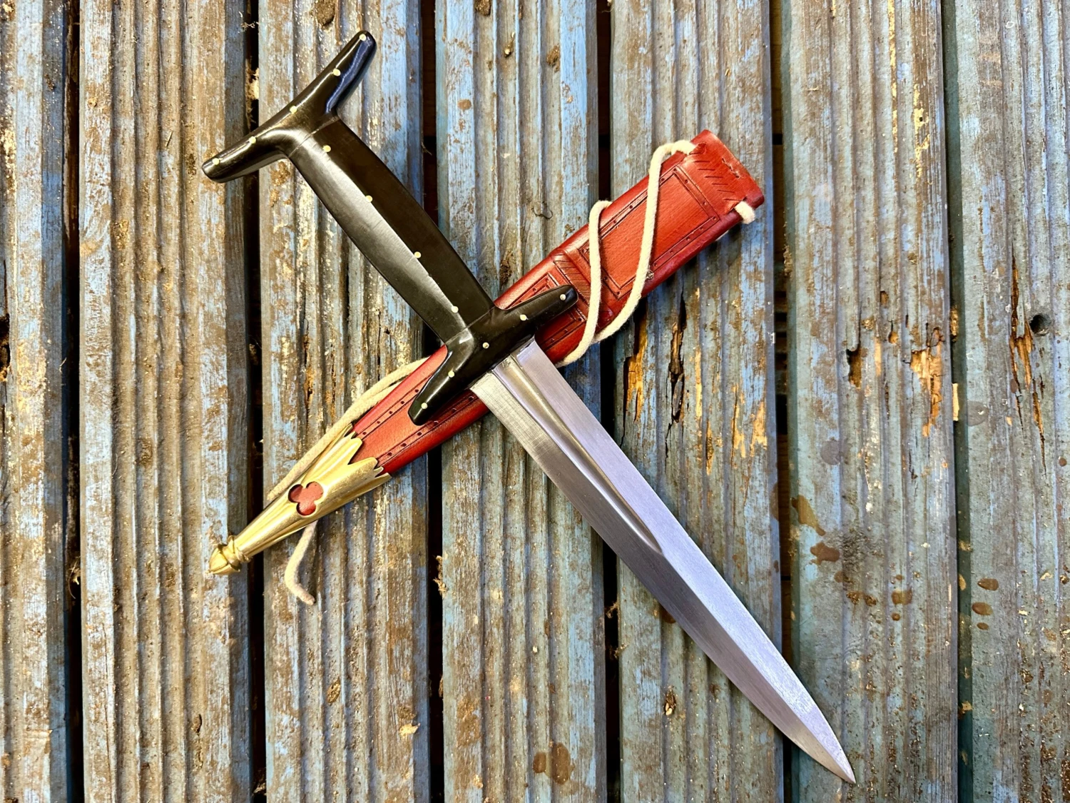 14th-15th Century Italian Horn Baselard 15 14th-15th Century Italian Horn Baselard - Image 13