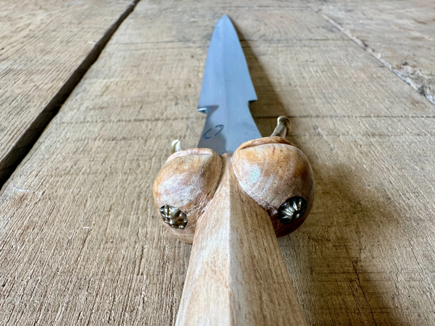 Late 15thC Rothenburg Bollock Dagger 7 Late 15thC Rothenburg Bollock Dagger - Image 5