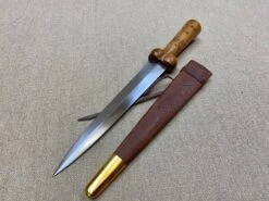 14thC - 15thC Medieval Bollock Dagger Dot And Circle 26 14thC - 15thC Medieval Bollock Dagger Dot And Circle -Tod Cutler Shop TC32Dot CircleBollock 5brn