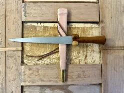 Medieval Low Status Bollock Dagger 14thC - 15thC 20 Medieval Low Status Bollock Dagger 14thC - 15thC -Tod Cutler Shop TC3lowstatusbollockdagger withnatscabbard