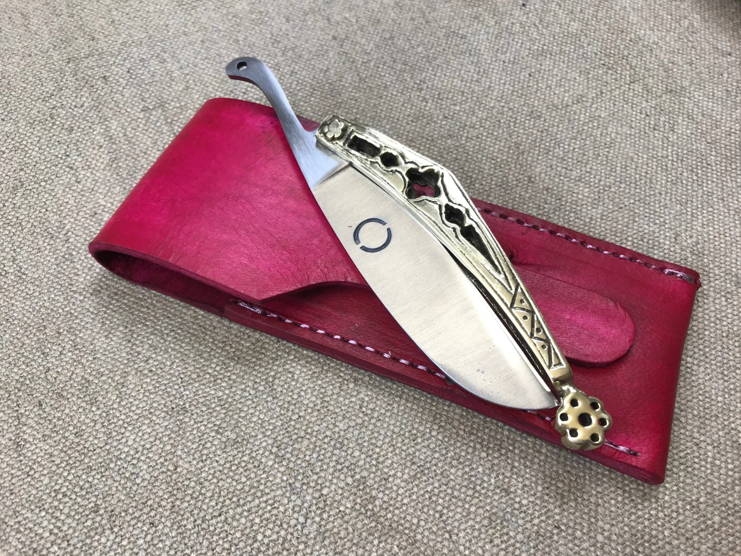 Medieval Brass Folding Knife 14thC - 15thC TCP64 8 Medieval Brass Folding Knife 14thC - 15thC TCP64 - Image 6